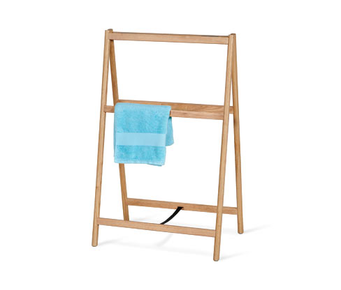 Tchibo - Handtuchständer aus Massivholz - 60x42,5x96,5cm - naturfarben - Holz