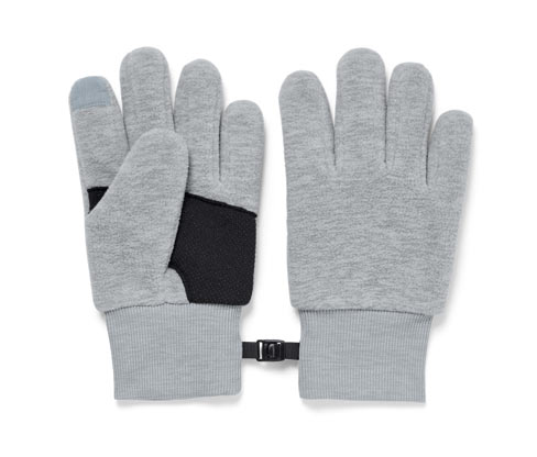 Tchibo - Kinder-Fleecehandschuhe - Gr. 122-140 - grau