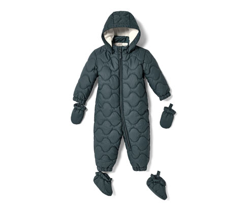 Tchibo - Baby-Winteroverall - Gr. 86/92 - weiß