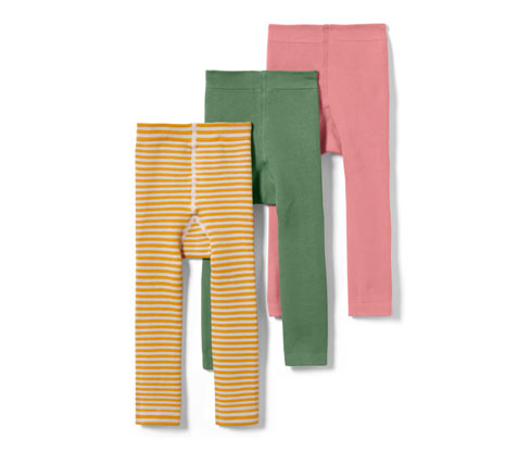 Tchibo - 3 Kleinkind-Thermoleggings - Gr. 110/116 - gelb