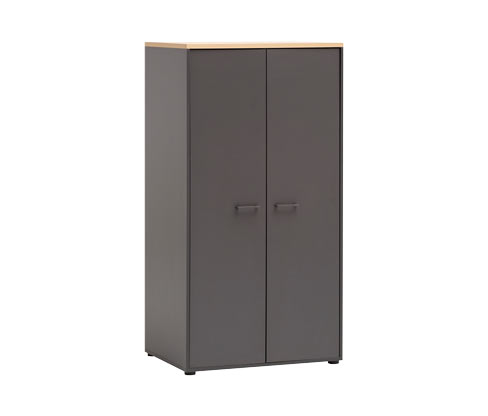 Tchibo - Mehrzweckschrank »Solea« - 80,5x60x155cm - anthrazit - Holz / Metall / Kunststoff