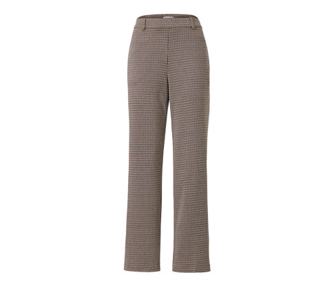 Tchibo - Komfort-Jacquardhose - Damen - Gr. 52 - weiß/jacquard