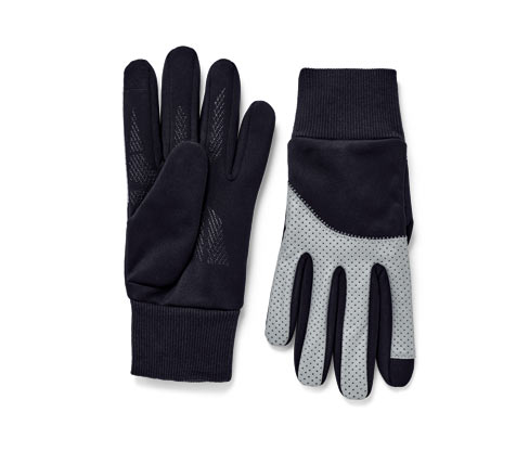 Tchibo - Windprotection-Handschuhe - Herren - Gr. 8,5 - silber