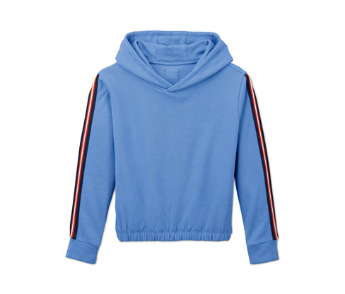 Tchibo - Cropped-Hoodie - Mädchen - Gr. 158/164 - hellblau