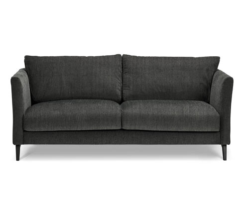 Tchibo - 3-Sitzer-Sofa - 187x95x84cm - anthrazit - Polyester / Metall