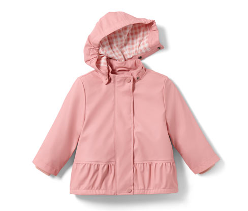 Tchibo - Kleinkind-Jacke »Friesennerz« - Mädchen - Gr. 98/104 - weiß