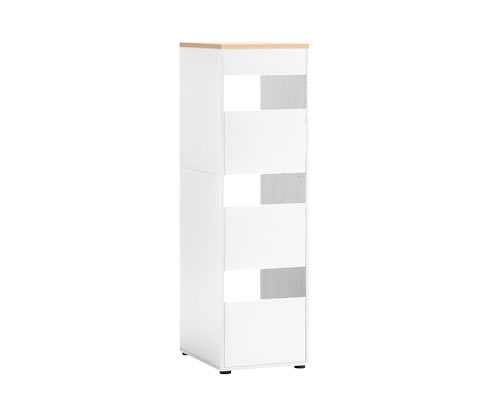Tchibo - Hochschrank »Solea« - 45x60x155cm - schwarz - Holz / Metall / Kunststoff