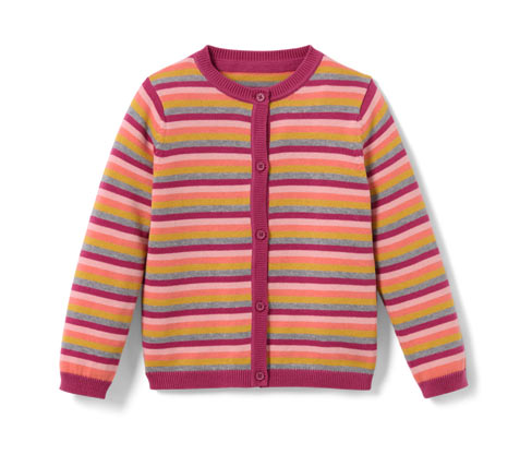 Tchibo - Kinder-Strickjacke - Mädchen - Gr. 110/116 - mehrfarbig