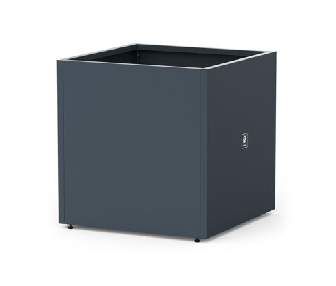 Tchibo - Herstera Pflanzkasten - 70x70x70cm - anthrazit - Stahl