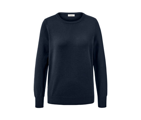 Tchibo - Merino-Feinstrickpullover - Damen - Gr. XL - dunkelblau