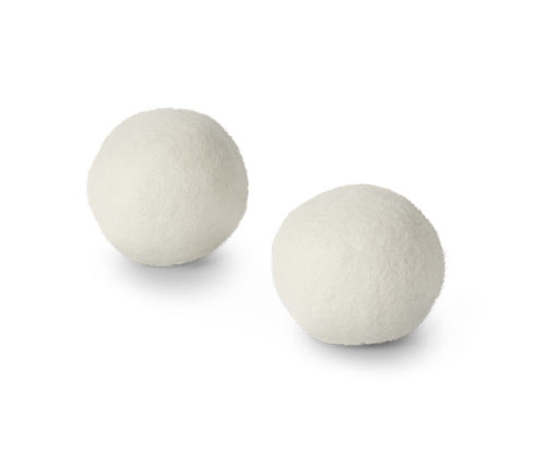 Tchibo - 2 Trocknerbälle aus Wolle - creme