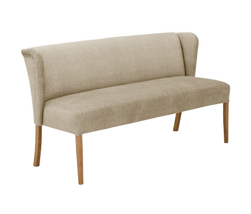 Tchibo - Polsterbank »Hendrick« - 164x64x88cm - beige - Polyester / Buchenholz