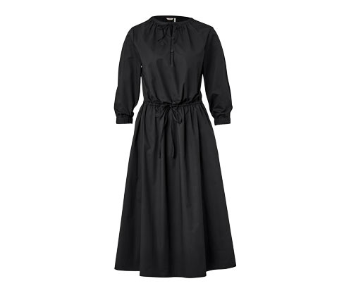 Tchibo - Popeline-Kleid - Damen - Gr. 34 - schwarz