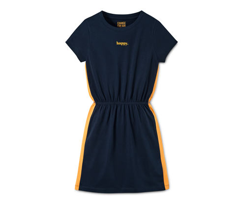 Tchibo - Jerseykleid - Mädchen - Gr. 146/152 - dunkelblau
