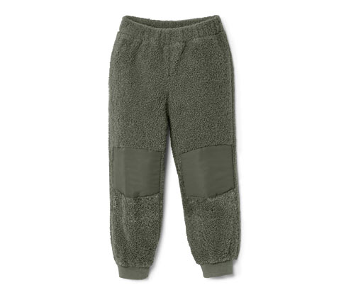 Tchibo - Kinder-Teddy-Hose - Herren - Gr. 98/104 - grün