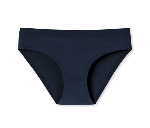 Schiesser invisible Rio-Slip mit Baumwolle - Damen - Gr. 38 - blau