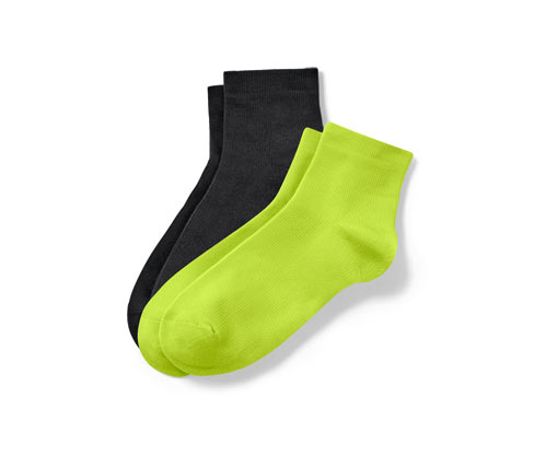 Tchibo - 2 Paar kurze Sportsocken - Herren - Gr. 39-42 - schwarz