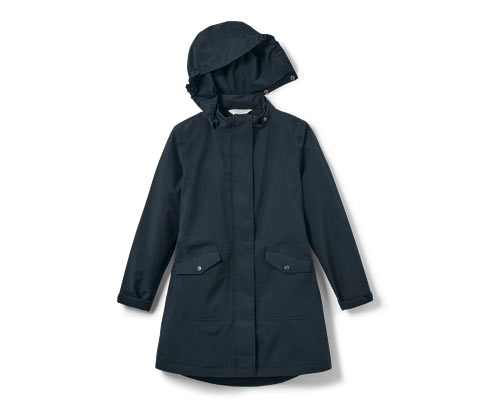 Tchibo - Kinder-Regenparka - Mädchen - Gr. 122/128 - dunkelblau