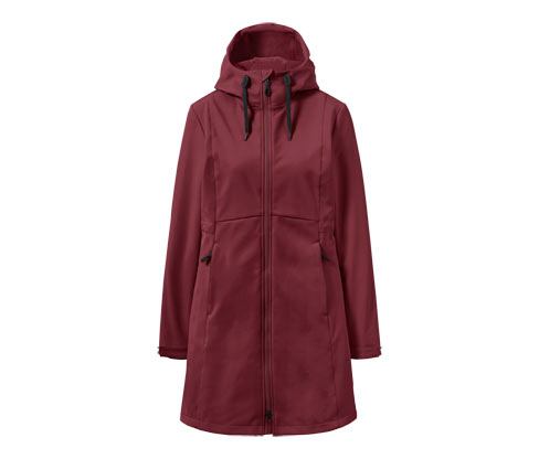 Tchibo - Softshellmantel - Damen - Gr. 36 - weinrot