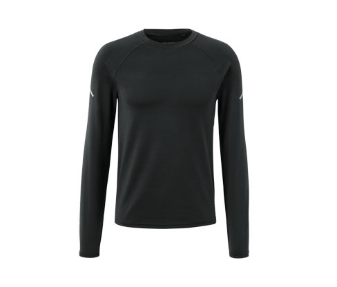 Tchibo - Langarm-Funktionsshirt - Herren - Gr. M - schwarz