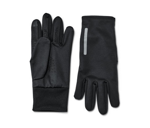Tchibo - Windprotection-Thermohandschuhe - Herren - Gr. 7,5 - schwarz