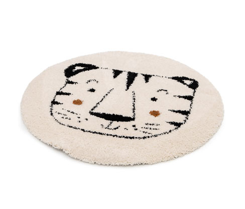 Thumbnail - Tchibo - Kinderteppich Nomad Tiger - weiß