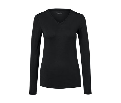 Tchibo - Thermo-Langarmshirt - Damen - Gr. L - schwarz