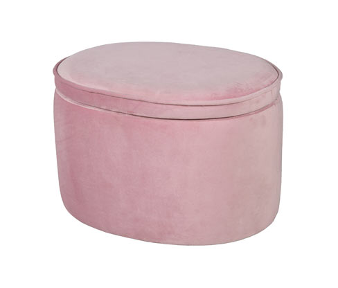 roba Kinderhocker mit Aufbewahrungsfunktion »Lil Sofa« - 42x33x27cm - rosa - Holz
