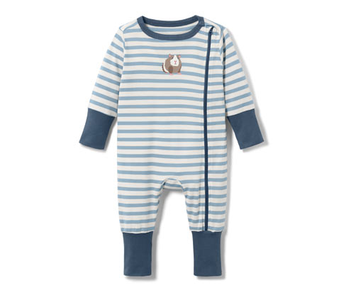 Tchibo - Baby-Pyjama - Herren - Gr. 86/92 - blau/print