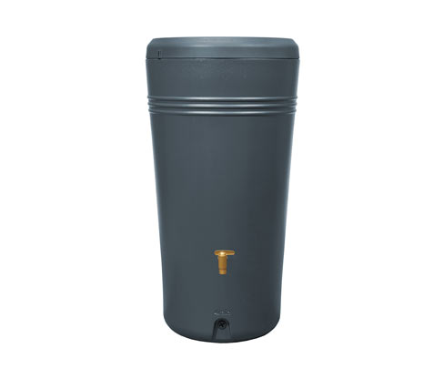 Tchibo - 2-in-1-Regentonne-Komplett-Set »Azura« - grau