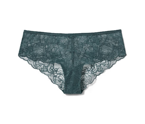 Tchibo - Spitzen-Hipster - Damen - Gr. XS - petrol