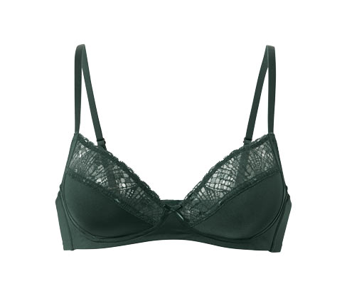 Tchibo - Soft-BH - Damen - Gr. 85C - dunkelgrün