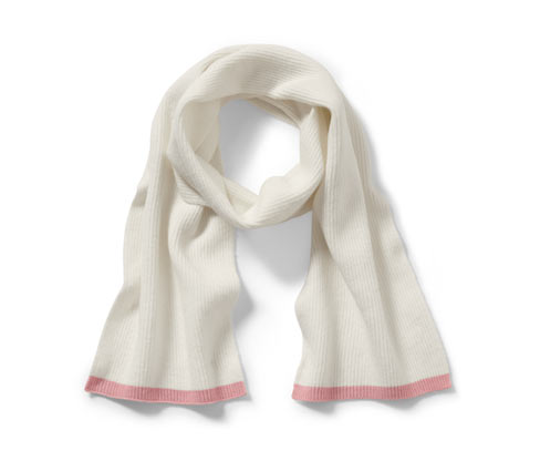 Tchibo - Strickschal mit Wolle - creme