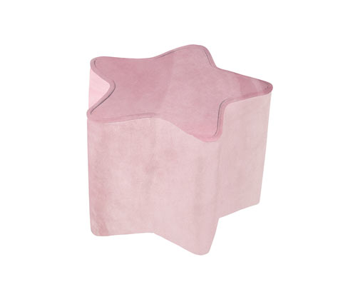 roba Kinderhocker in Sternform »Lil Sofa« - 30x30x24cm - rosa - Holz