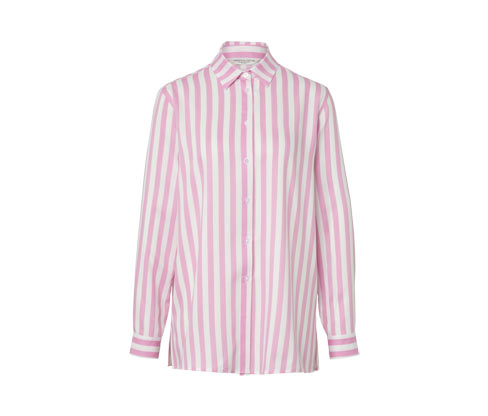 Tchibo - Gestreifte Bluse - Damen - Gr. 46 - weiß/gestreift