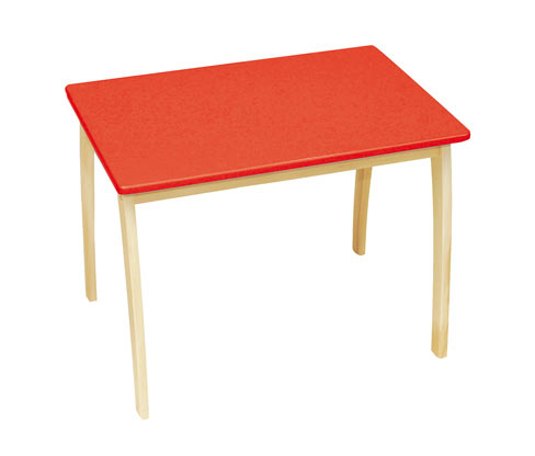 roba Kindertisch - 76x52x56cm - braun - Holz / Holz