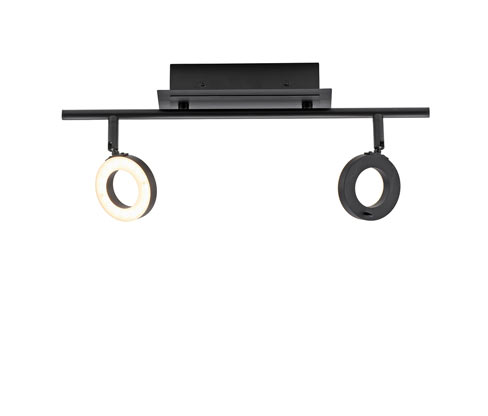 Paul Neuhaus LED-Deckenleuchte »Sileda« - 50,5x18x19cm - schwarz - Aluminium / Eisen / Kunststoff