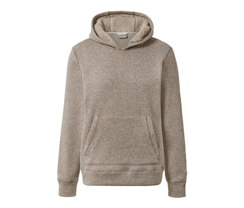 Tchibo - Strickfleece-Midlayer - Herren - Gr. M - beige