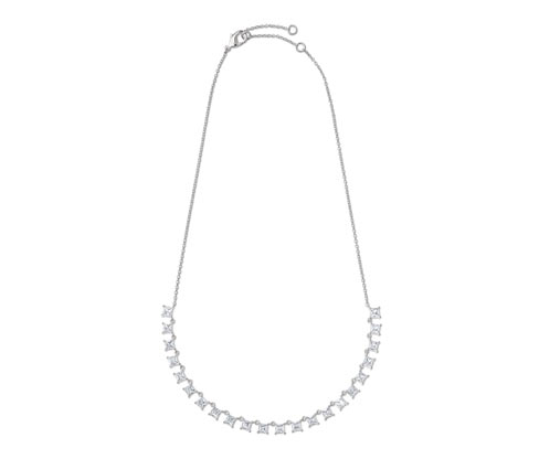 Tchibo - Kette mit Zirkonia - silber