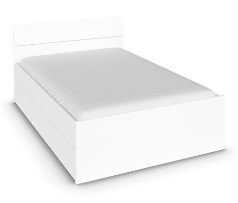 rauch Bett mit 2 Schubkästen »Joel« - 145x209x90cm - weiß - Holz / Holz