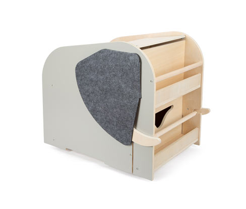 small foot Spielzeugbox Elefant »Wildlife« - hellgrau