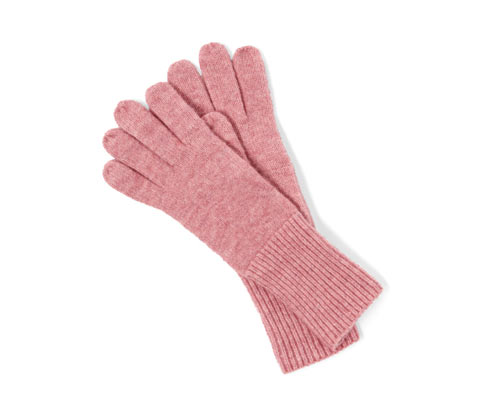 Tchibo - Strickhandschuhe mit Wolle - rosé