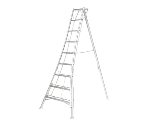 Niwaki-3-Holm-Gartenleiter »Gscs-270« - silber