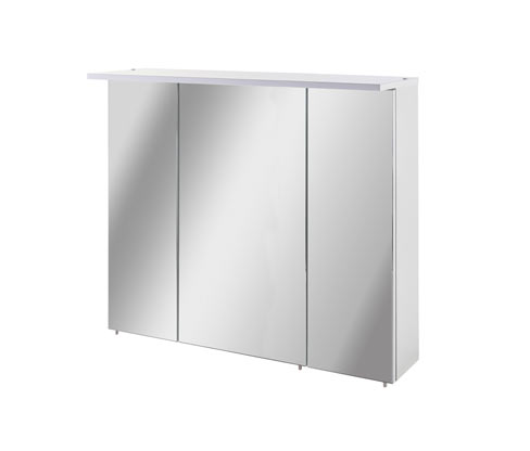 Thumbnail - Tchibo - Spiegelschrank SPS 800.1 »Nora« - 80,5x15,5x70,5cm - weiß - Holz / Glas / Metall