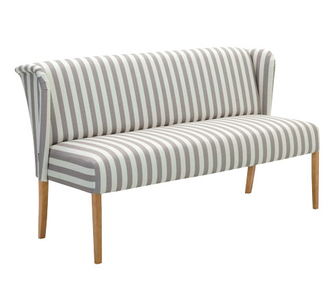 Tchibo - Polsterbank »Hendrick« - 164x64x88cm - weiß - Polyester / Buchenholz