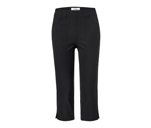 Tchibo - Bengalin-Hose in 3/4-Länge - Damen - Gr. 36 - schwarz