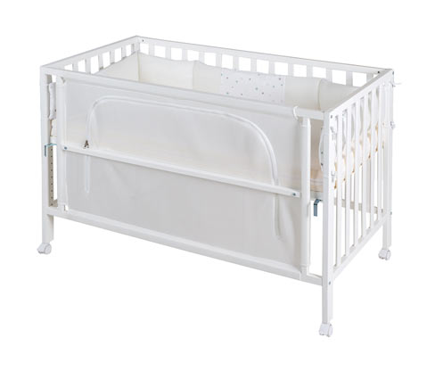 roba Room Bed »Sternenzauber« Safe asleep® - 124,5x65,5x86cm - weiß - Holz / Kunststoff