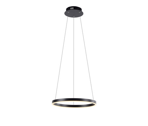 Tchibo - Just Light LED-Pendelleuchte »Ritus« - 44x44x9cm - anthrazit - Aluminium / Eisen / Gummi