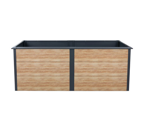 Tchibo - Hochbeet mit Schneckenschutz - 200x100x77cm - anthrazit - Stahl