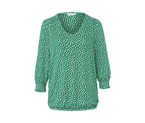 Tchibo - Bedrucktes Blusenshirt - Damen - Gr. L - weiß/print